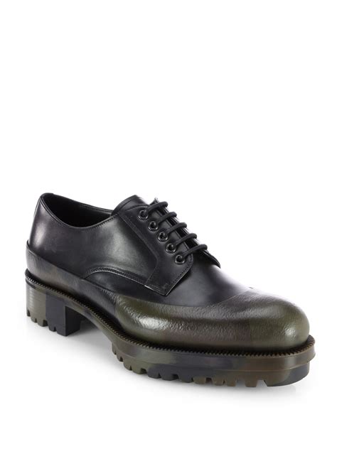 prada platform oxford men|prada lug sole platform sneakers.